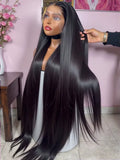 30 36 inch Bone Straight Human Hair Wigs 13x4 Hd Lace Frontal Wig Brazilian 13x6 Straight Lace Front Human Hair Wig For Women