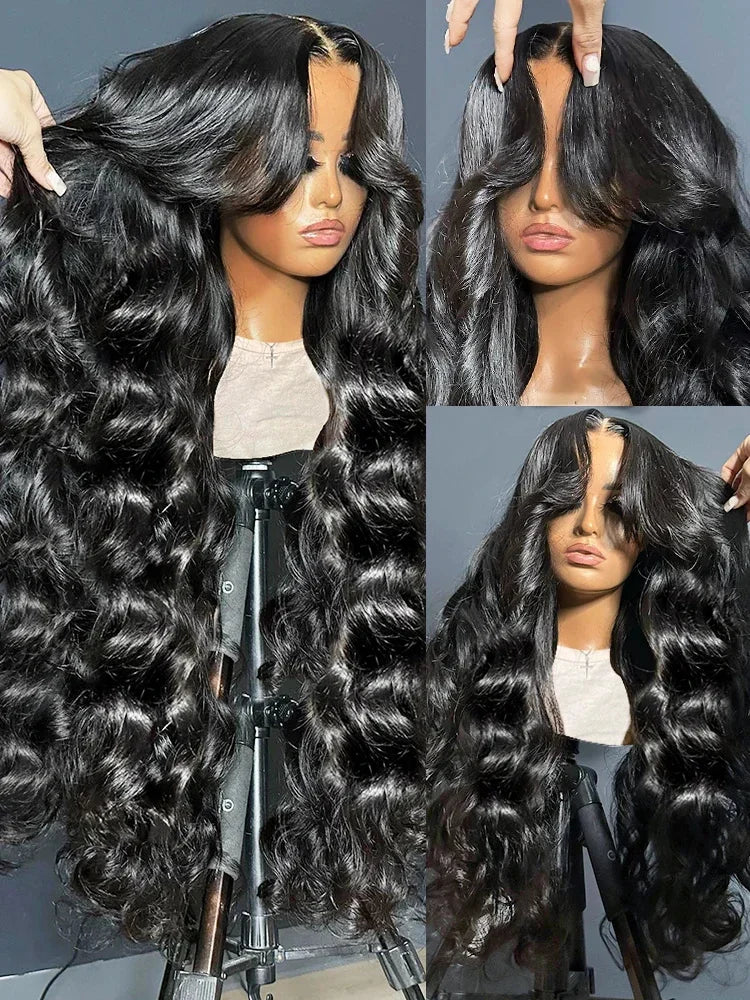 28 30  Inch Body Wave Lace Frontal Wigs Human Hair 13x6 Hd Lace Front Wig Human Hair Wigs 150 Density 13x6 Lace for Black Women