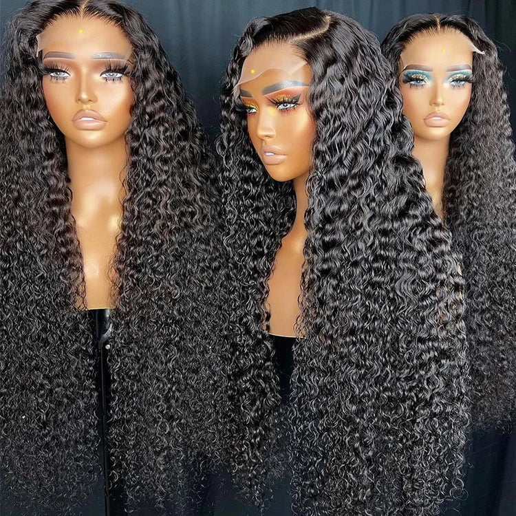 Unprocessed Indian Virgin Cuticle Aligned Human Hair Wigs Body Wave 13x4 Transparent Lace Frontal Natural Color Wigs