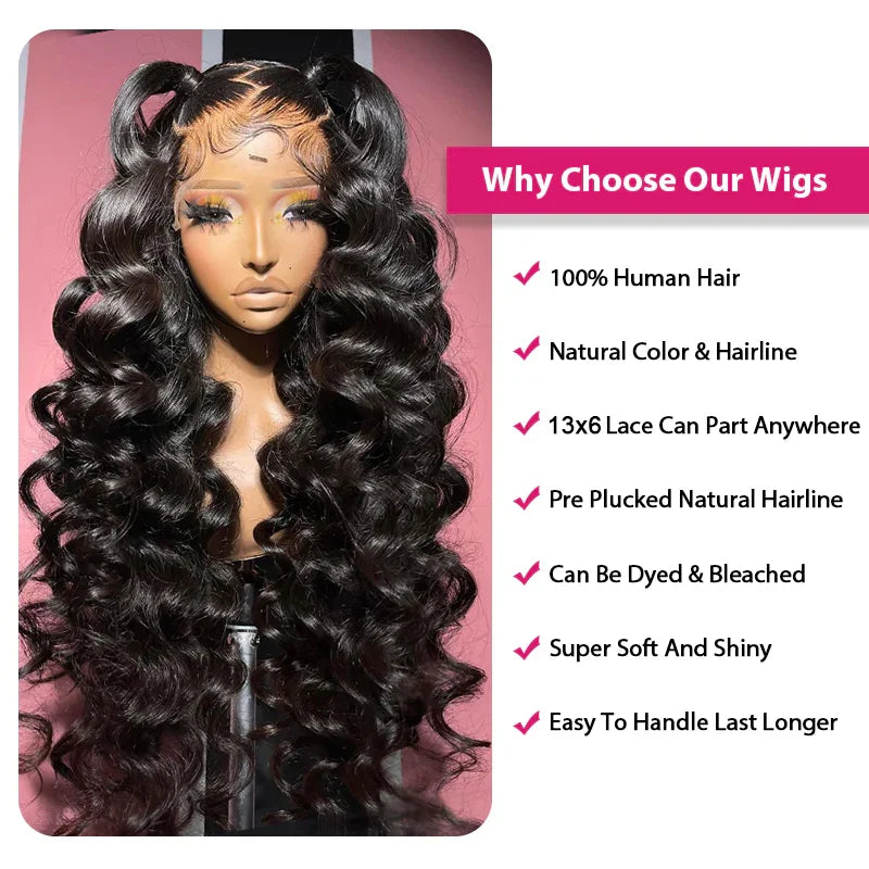Deep Wave Wigs Human Hair Lace Front Deep Curly Virgin Hair 360 Full Lace Human Hair Wigs for Black Women Hd Lace Front Wigs