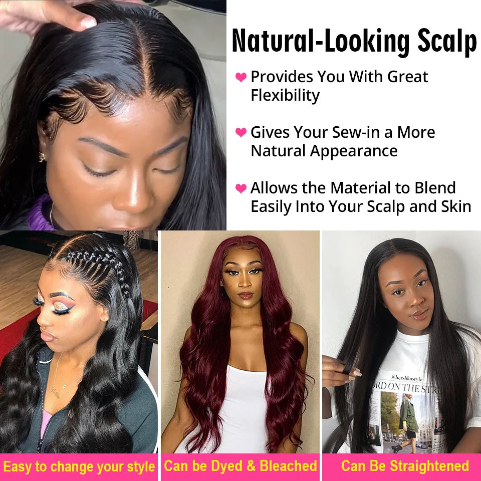 AliPearl Hair Straight 3 Bundles With 5x5 Closure Transparent Lace Closure Bundles With Closure Brazilian Human Hair