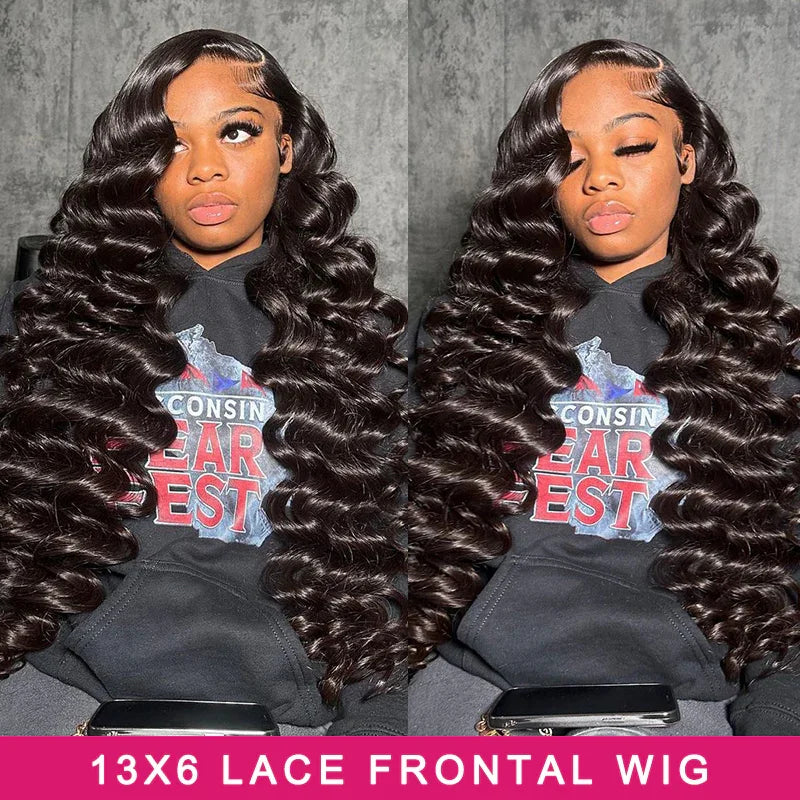 Deep Wave Wigs Human Hair Lace Front Deep Curly Virgin Hair 360 Full Lace Human Hair Wigs for Black Women Hd Lace Front Wigs