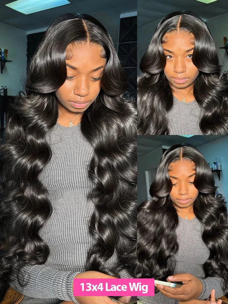 28 30  Inch Body Wave Lace Frontal Wigs Human Hair 13x6 Hd Lace Front Wig Human Hair Wigs 150 Density 13x6 Lace for Black Women