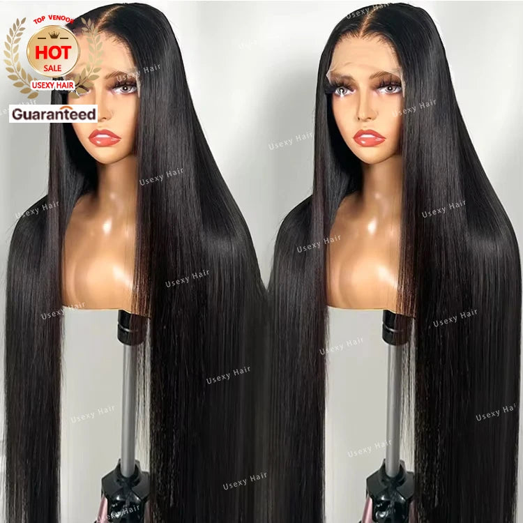 Raw 13x6 Straight Indian Hair Wigs Human Hair Glueless Full Hd Transparent Lace Front Wigs Bone Straight Remy Hair Hd Lace Wig