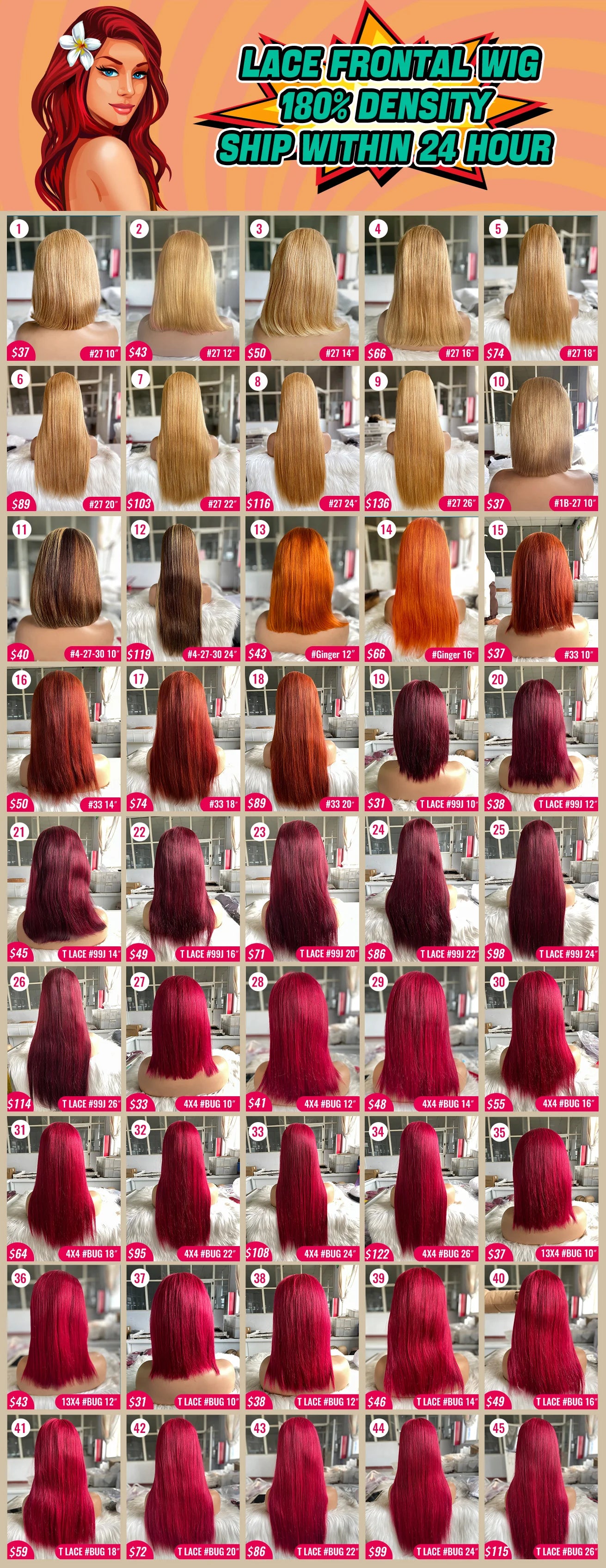 13X4 Lace Human Hair Wigs for Women Straight 99J Burgundy Bob Wigs 4X4 Hd Lace Front Wig for Black Women