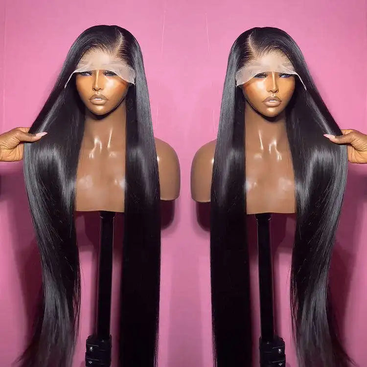 Raw Indian Hair Lace Front Wigs Virgin Cuticle Aligned Glueless Full Lace Human Hair Wigs HD Lace Frontal Wigs for Black Women