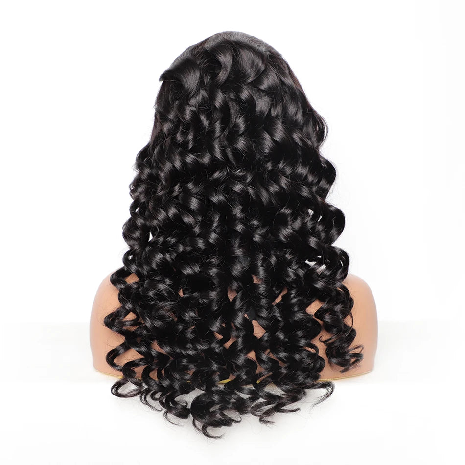 200 Density Cuticle Aligned Hair Hd Lace Front Wig,13x4 Transparent Full Lace Frontal Wigs,Glueless Curly Indian Human Hair Wigs