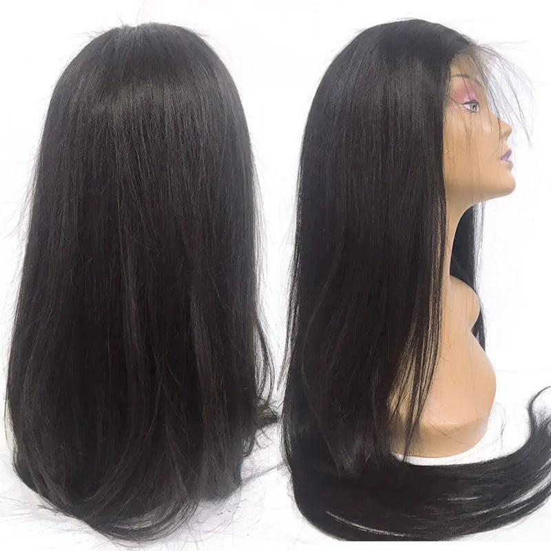 Ali Queen Hair Straight HD Lace Front Wig With Baby Hair Brazilian Remy Human Hair Wigs 4x4/5x5 Lace Closure Wig With Free Part