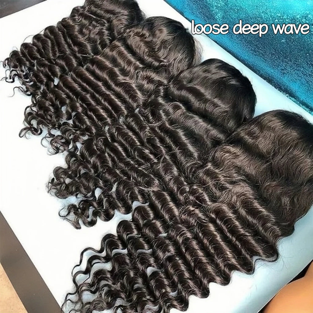 2026 Brazilian Virgin Hair Wigs 180% 13x4 HD Lace Front Burmese Curly Bone Straight Wig Glueless Human Hair Wigs for Black Women