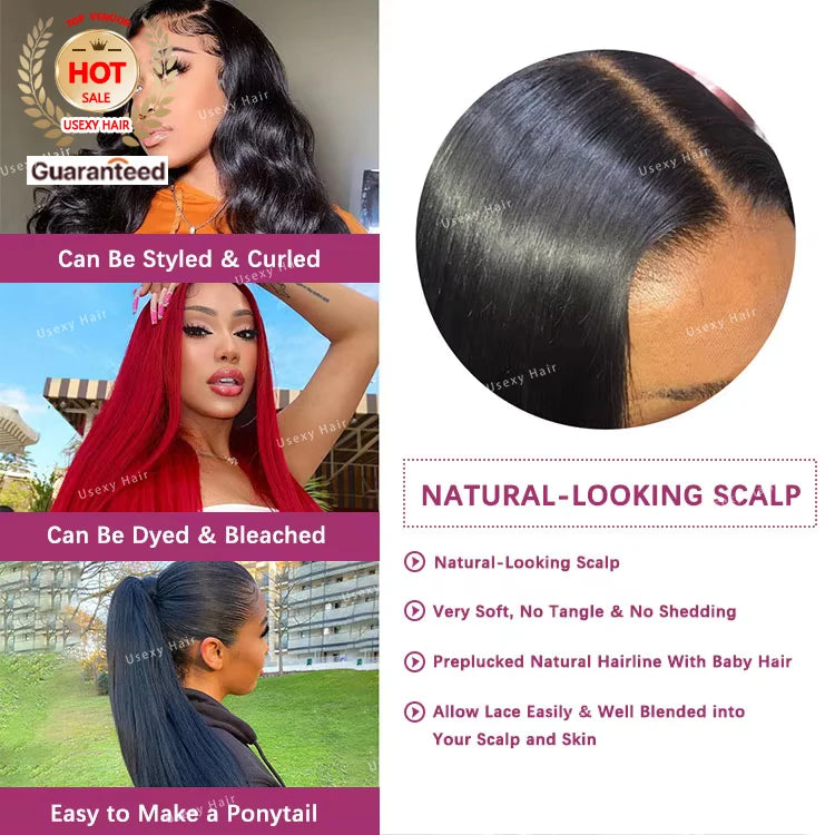 Raw 13x6 Straight Indian Hair Wigs Human Hair Glueless Full Hd Transparent Lace Front Wigs Bone Straight Remy Hair Hd Lace Wig