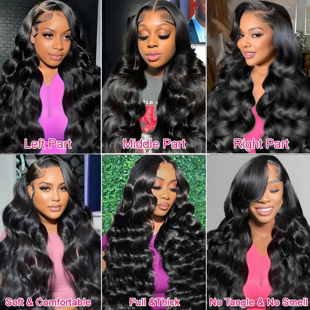 180 Density Lace Front Human Hair Wigs for Women 13x4 HD Lace Frontal Wig 20 44 Inch Body Wave Lace Front Wig Brazilian Hair Wig