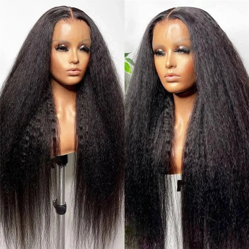 Unprocessed Indian Virgin Cuticle Aligned Human Hair Wigs Body Wave 13x4 Transparent Lace Frontal Natural Color Wigs