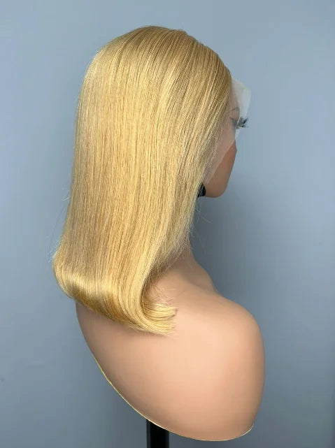 Ready to Ship Layer Style 180% 13x4 Transparent Lace Front Wigs Brazilian 5x7 Closure Straight Human Hair Wigs for Black Women