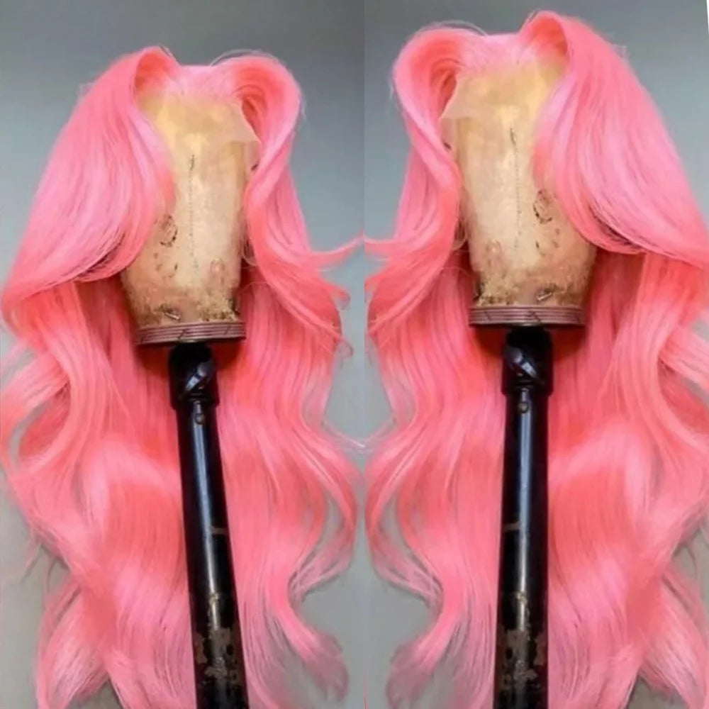 Purple Wig Long Natural Curly Wavy Wig for Women Synthetic Free Part Loose Deep Wave 13X4 Colored Wigs for Daily Party Cosplay