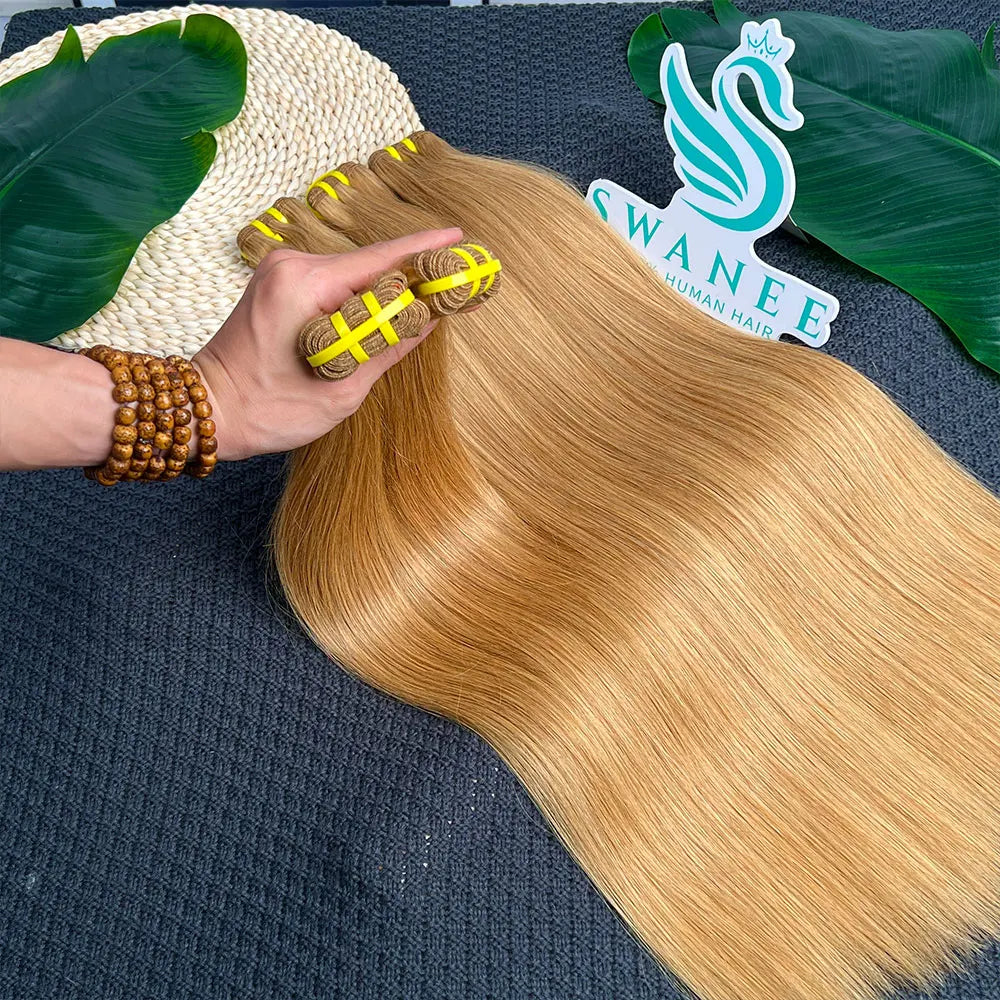 #27 Honey Blonde Bundles Straight Grade 15A 100% Unprocessed Virgin Human Hair Bundles Colored Hair Bundles Extensions