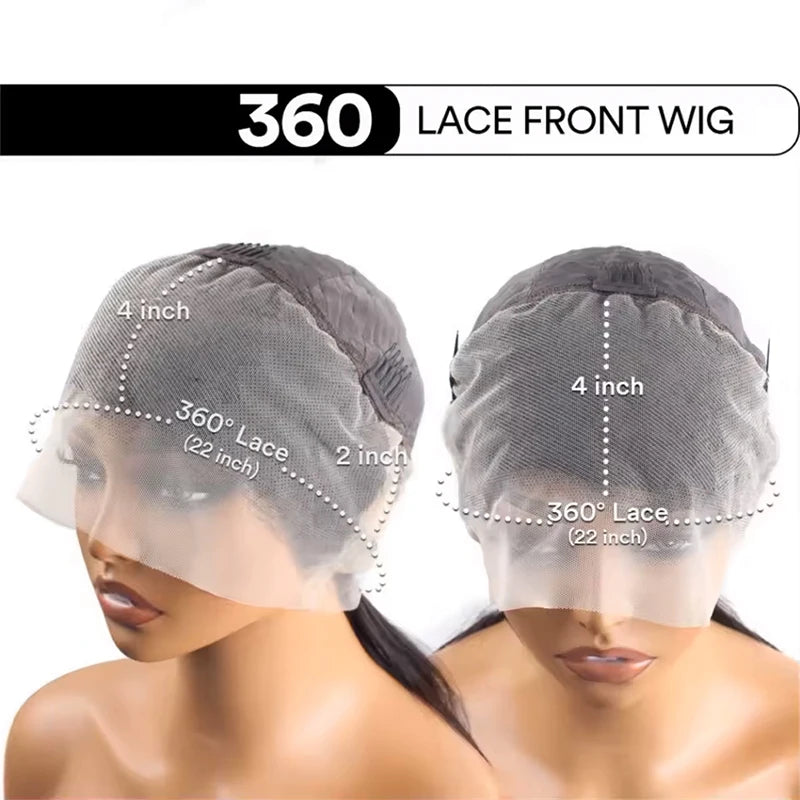 P427 Honey Blonde 360 Full Lace Wig High Light Curly Human Hair Pre-Plucked Deep Wave Glueless Invisible Strap Lace Frontal Wig