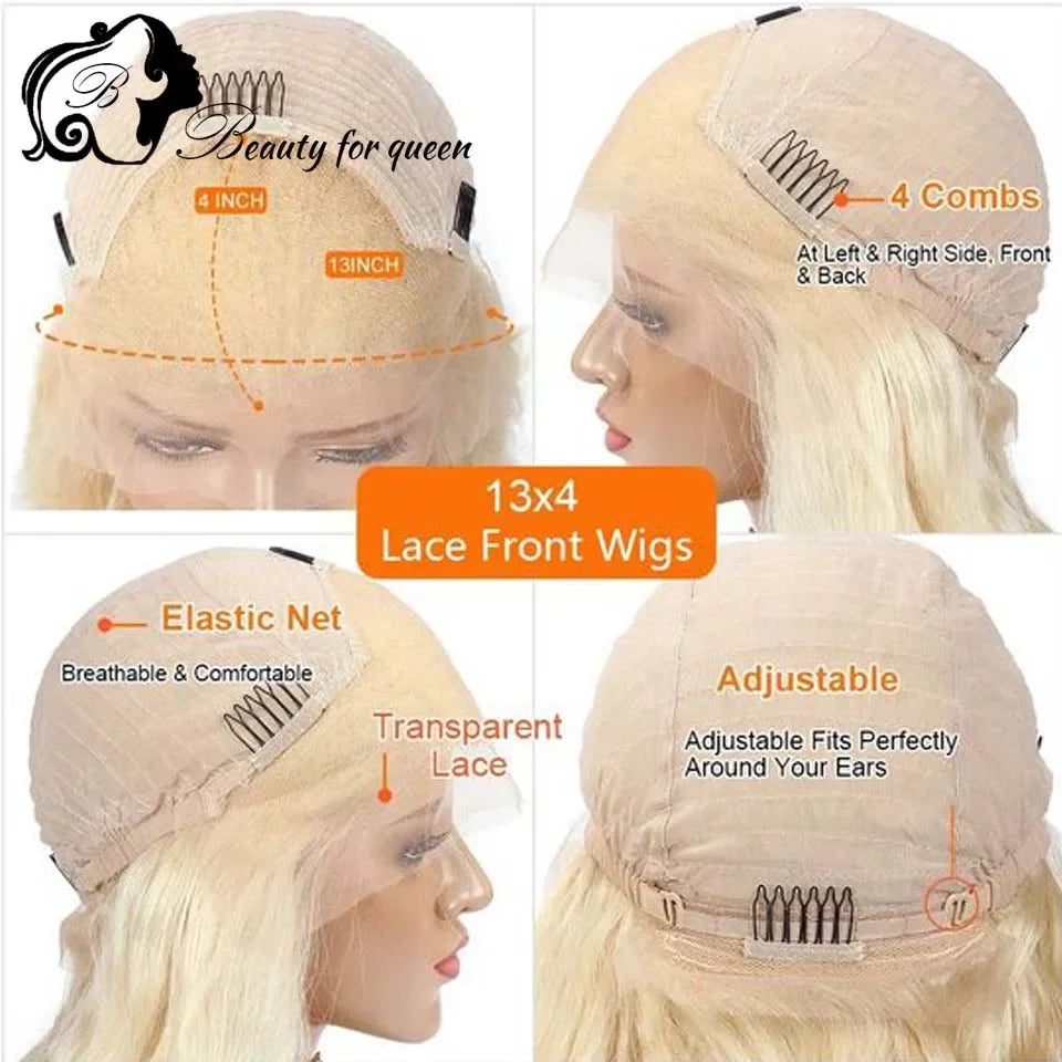 2026 Fashion Colored Blue 180% Density HD 13x4 Lace Front Wig  Glueless Wig Women Cosplay Hot Sale Good Quality Customize