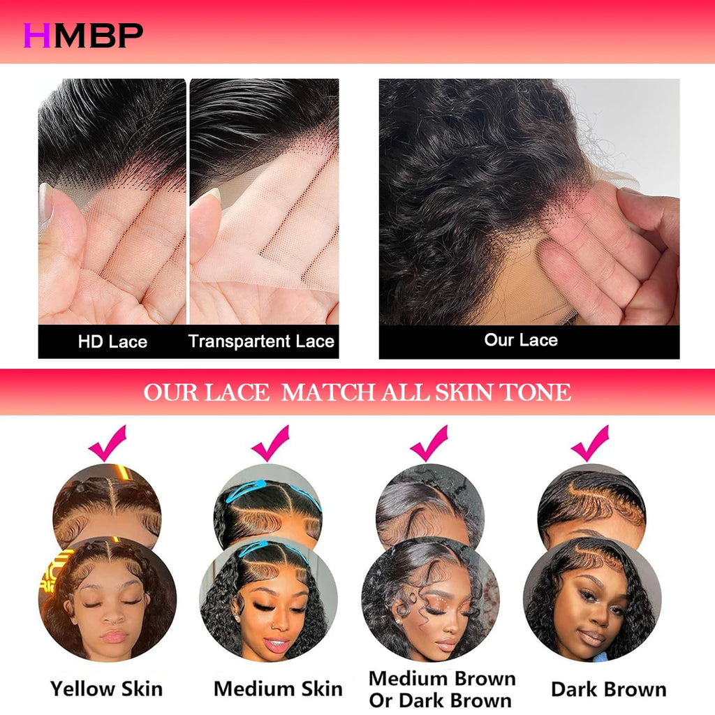 450 Density Invisible Drawstring Cap 360 Full Lace Frontal Wigs Glueless Human Hair Wigs 40in Kinky Curly Brazilian Virgin Hai