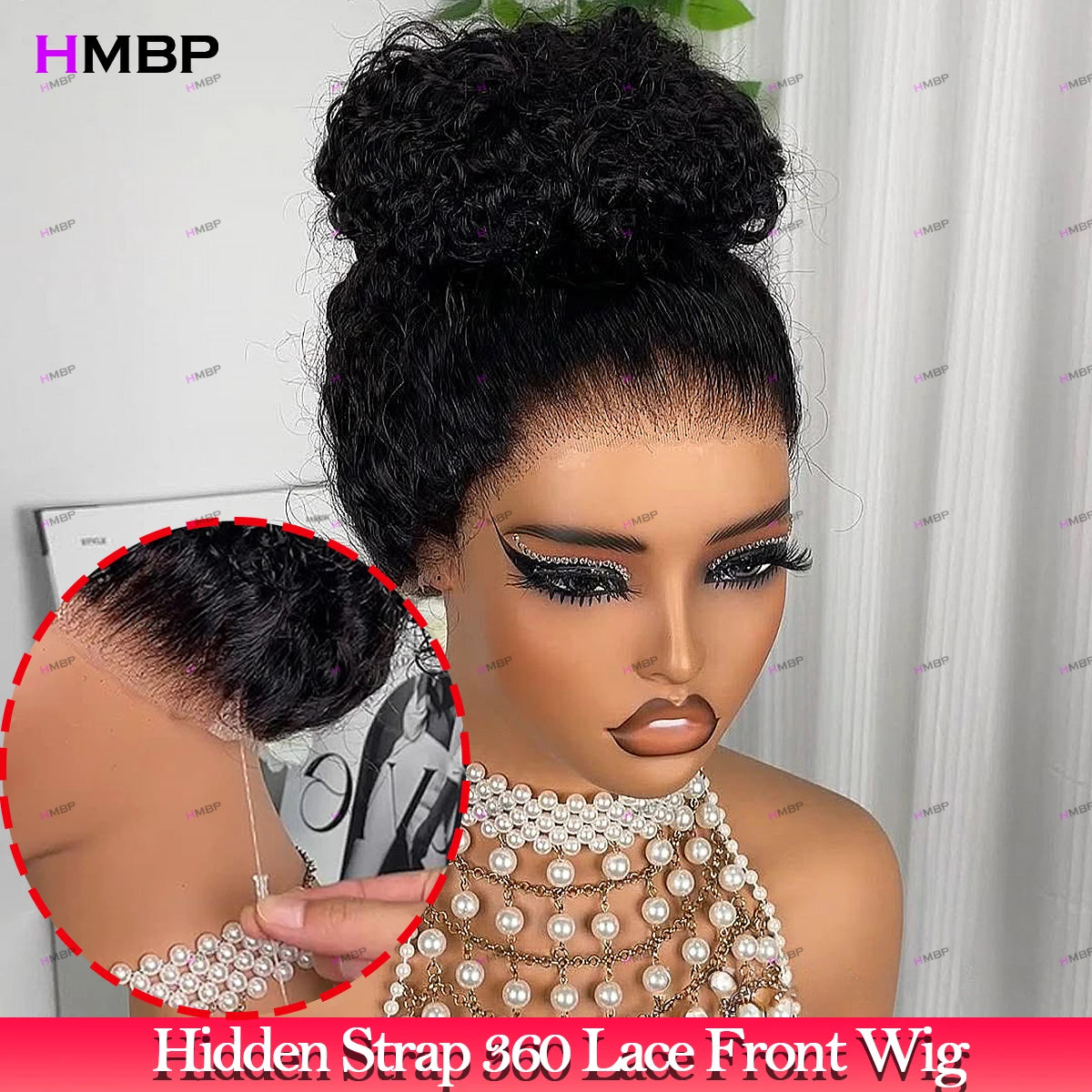 450 Density Invisible Drawstring Cap 360 Full Lace Frontal Wigs Glueless Human Hair Wigs 40in Kinky Curly Brazilian Virgin Hai