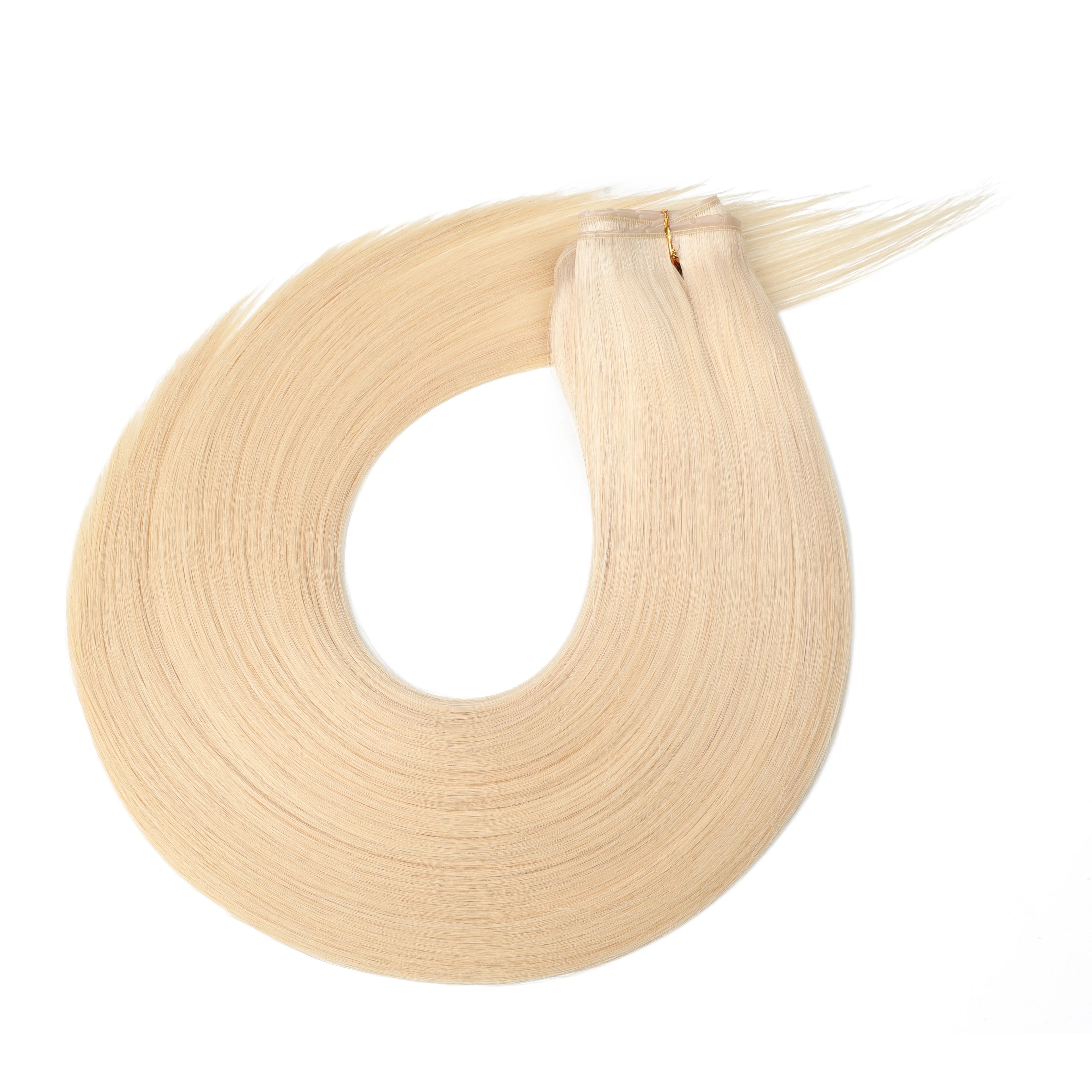 DIYOMO Butterfly Weft Hair Extensions Pu Hole Weft Double Sided Genius Weft Bundles Hand Tied Weft Invisible Weave For Women