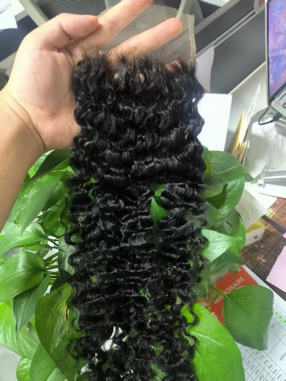 Burmese Curly 4x4 13x4 Real HD Lace Frontal With Bundles  Human Hair Bundles With Closure Raw Weaves Human Hair With Closures