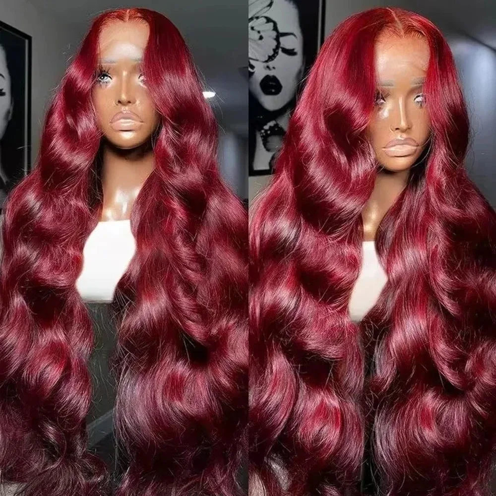 Purple Wig Long Natural Curly Wavy Wig for Women Synthetic Free Part Loose Deep Wave 13X4 Colored Wigs for Daily Party Cosplay
