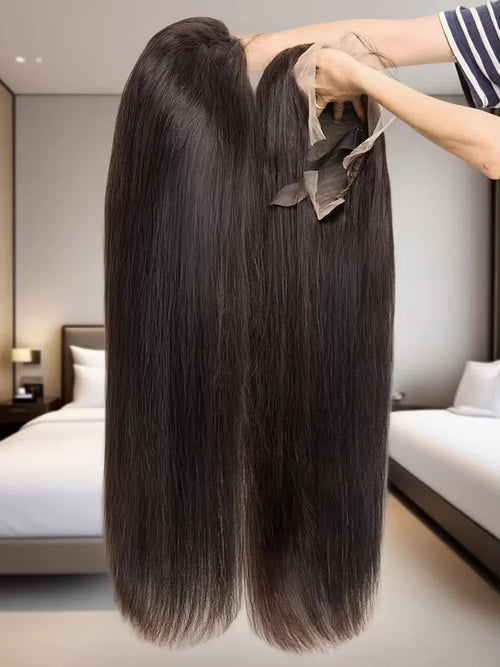 100% Human Hair Vietanamese Bone Straight Wigs 300 Density 13x6 Hd Lace Front Human Hair Wigs Glueless Wigs Human Hair No Glue