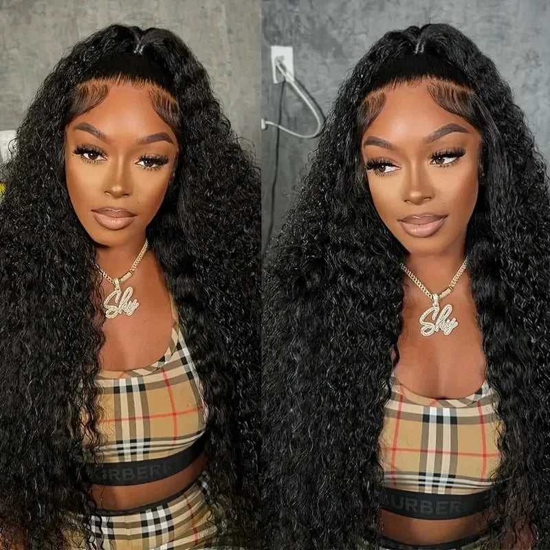 13x4 Lace Frontal Human Hair Wig Wave Wave Lace Frontal Wig 200 Density 13x6 Hd Lace Deep Water Wave Curly Lace Frontal Wigs