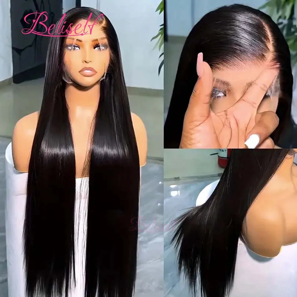Combo Sale 2PC/Lot 13x6 HD Lace Front Human Hair Wigs Straight Glueless Wig Human Hair 13x6 Lace Front Wig for Black Women