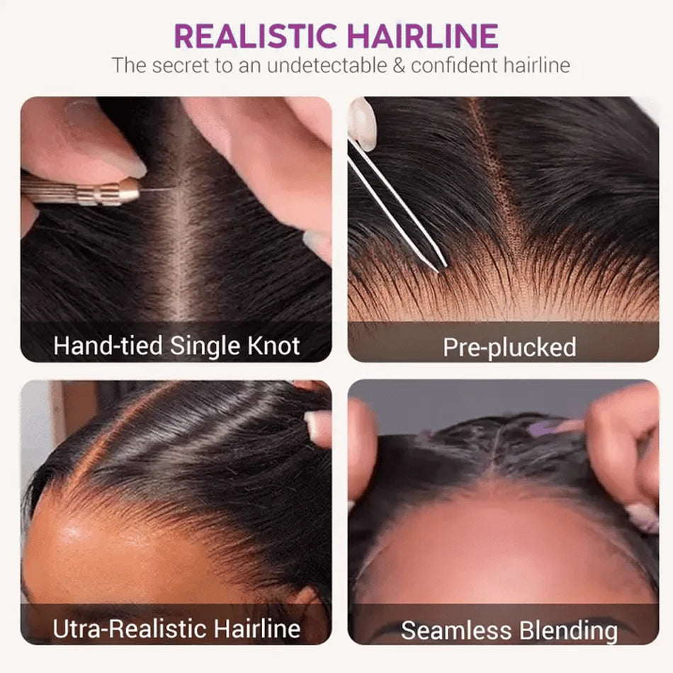 Combo Sale 2PC/Lot 13x6 HD Lace Front Human Hair Wigs Straight Glueless Wig Human Hair 13x6 Lace Front Wig for Black Women