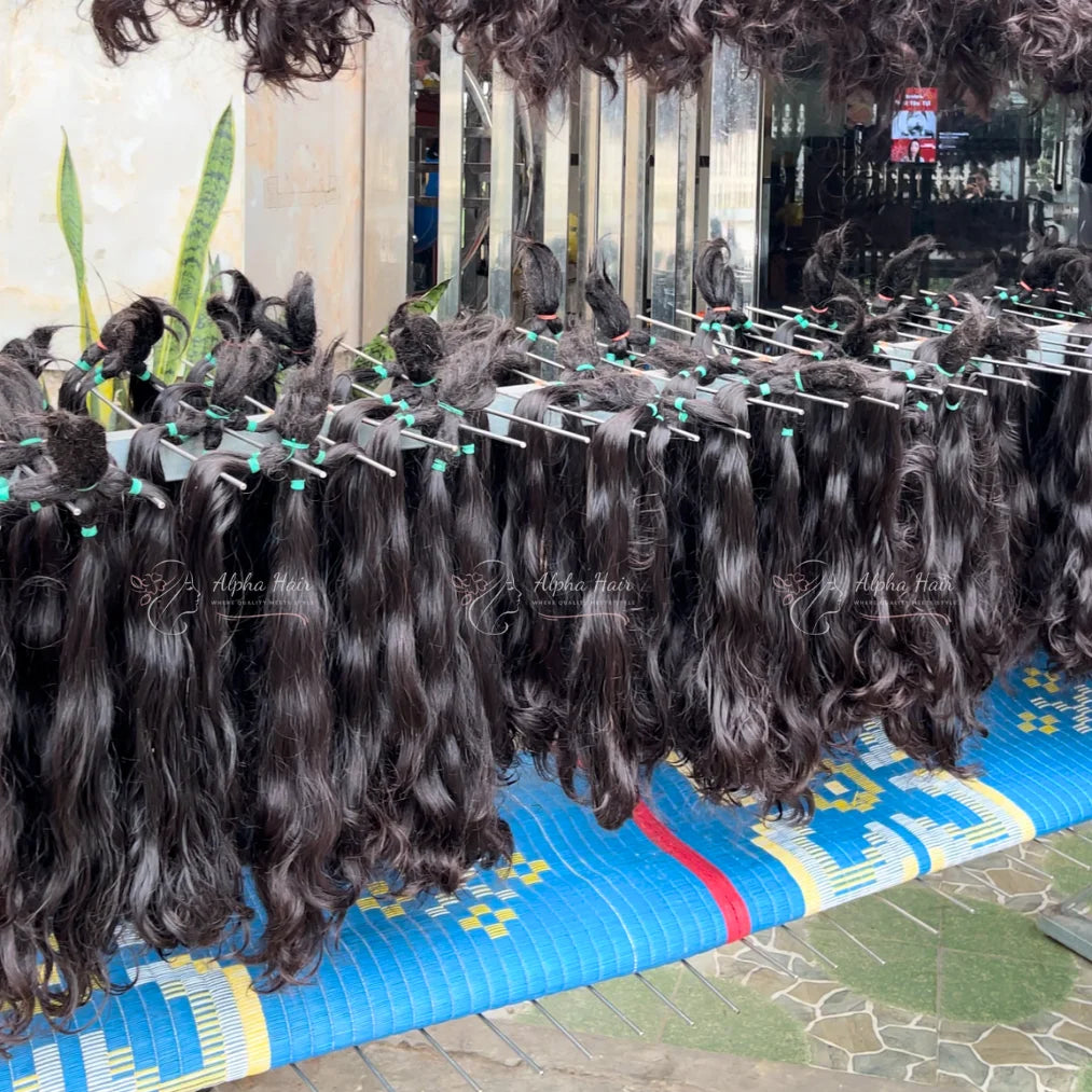 20-Inch Luxurious Vietnamese Cheap Long-Lasting Raw Hair Extensions Single Donor Deep Burmese Wave Wigs Raw Human Hair Wigs
