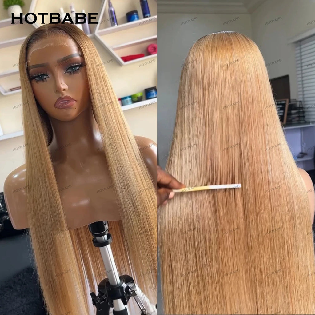 Glueless Human Hair Wigs Straight 613 Color Wig HD Lace Frontal Wigs 13×6 HD Lace Frontal Wigs 360 HD Lace Preplucked For Women